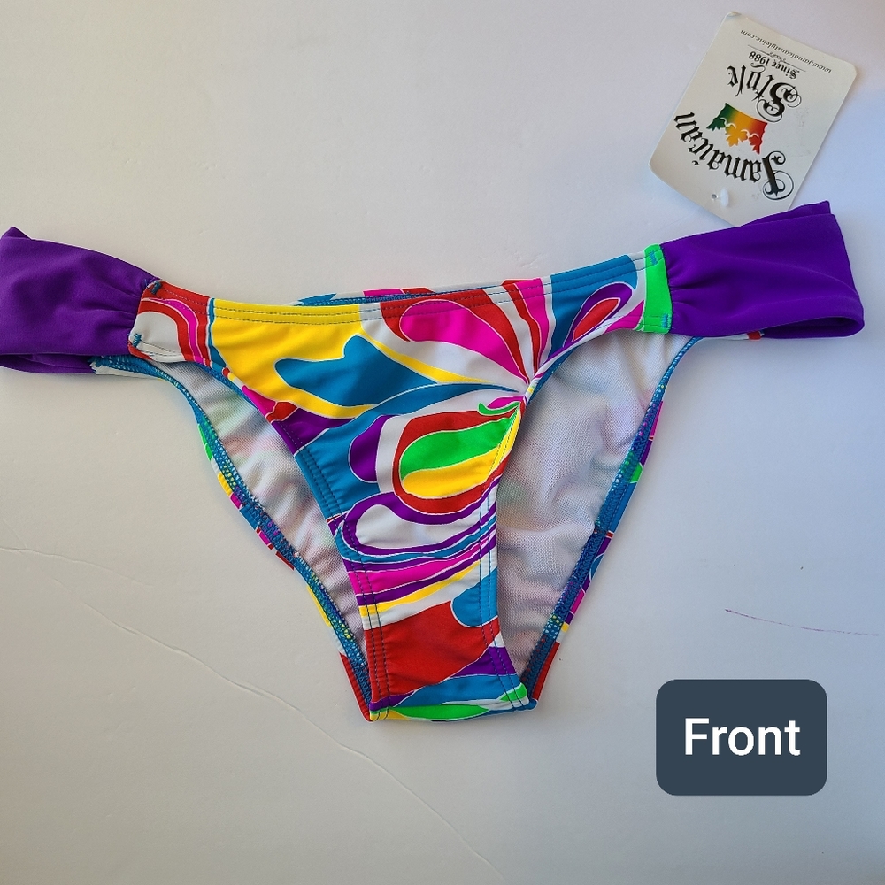 JamaicanStyle Rainbow Bikini Bottom